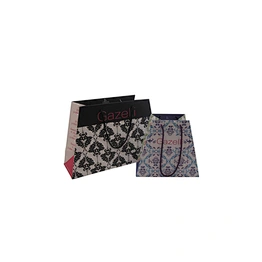 Custom Different Size Trapezoid Paper Bag with Handles
